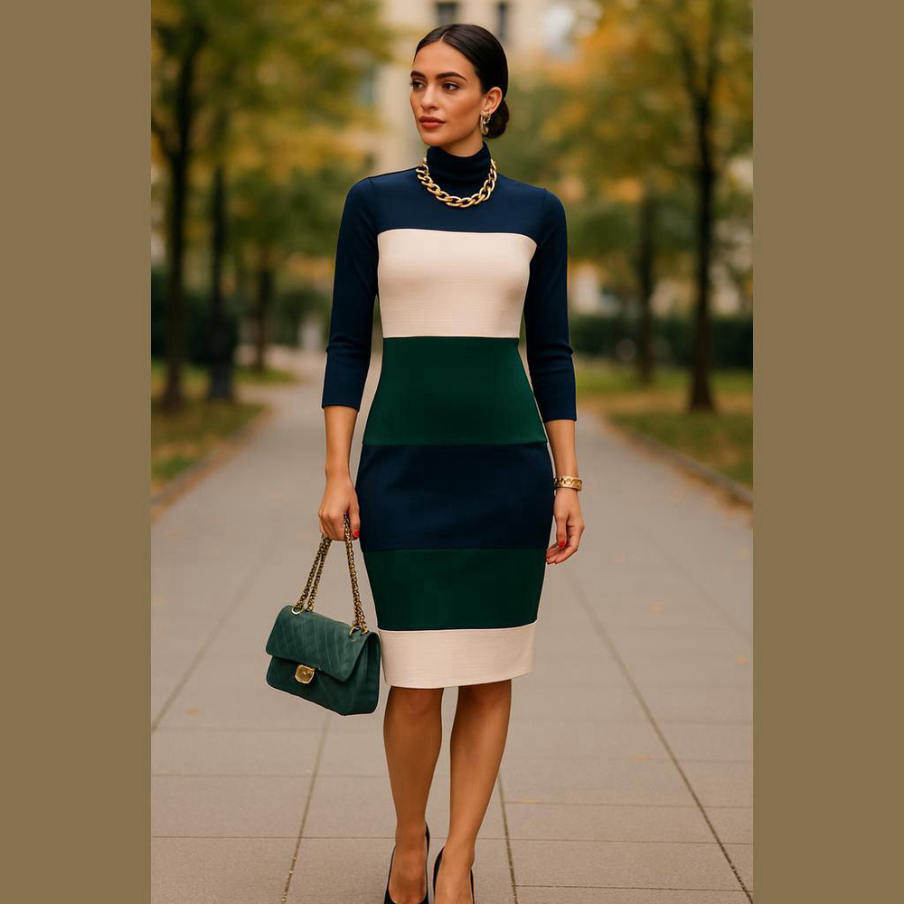Women's Appeline Dress Size Unspecified Blue and Green